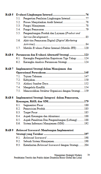Buku Manajemen Strategik Modern Pendekatan Teoritis dan Praktis Dalam Dinamika Bisnis Global dan Lokal - Gambar 2