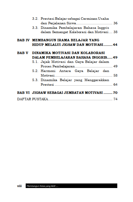 Buku Membangun Kelas yang Aktif: Rahasia Kooperatif Teknik Jigsaw dan Peran Motivasi dalam Pembelajaran Bahasa Inggris - Gambar 3