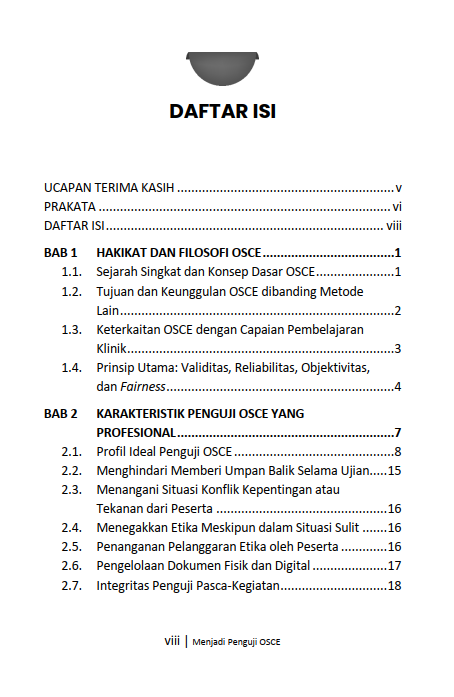 Buku Menjadi Penguji Osce: Akurat, Objektif, Konsisten, dan Profesional (Buku Wajib Bagi Setiap Individu Dosen Pendidikan Kesehatan) - Gambar 2