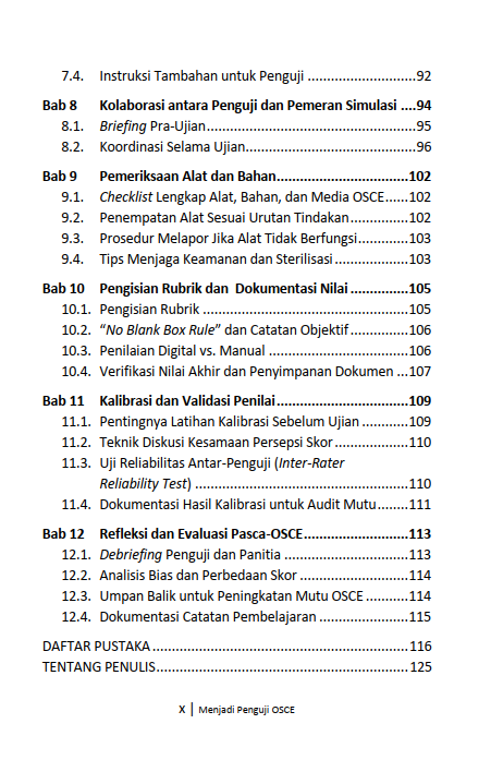 Buku Menjadi Penguji Osce: Akurat, Objektif, Konsisten, dan Profesional (Buku Wajib Bagi Setiap Individu Dosen Pendidikan Kesehatan) - Gambar 3