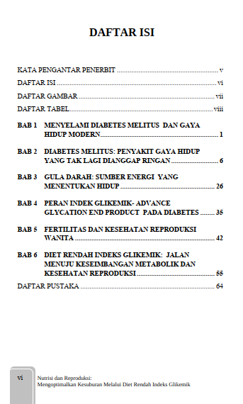 Buku Nutrisi dan Reproduksi: Mengoptimalkan Kesuburan Melalui Diet Rendah Indeks Glikemik - Gambar 2