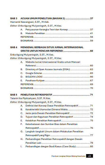 Buku Panduan Lengkap Skripsi Bidang Kesehatan: Teknik, Tips, dan Contoh Penelitian - Gambar 6