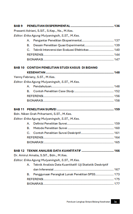 Buku Panduan Lengkap Skripsi Bidang Kesehatan: Teknik, Tips, dan Contoh Penelitian - Gambar 4