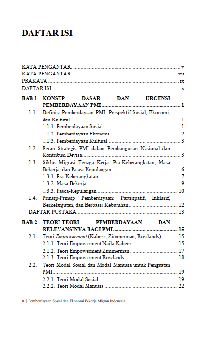 Buku Pemberdayaan Sosial dan Ekonomi Pekerja Migran Indonesia: Konsep, Strategi, dan Praktik Berkelanjutan - Gambar 2