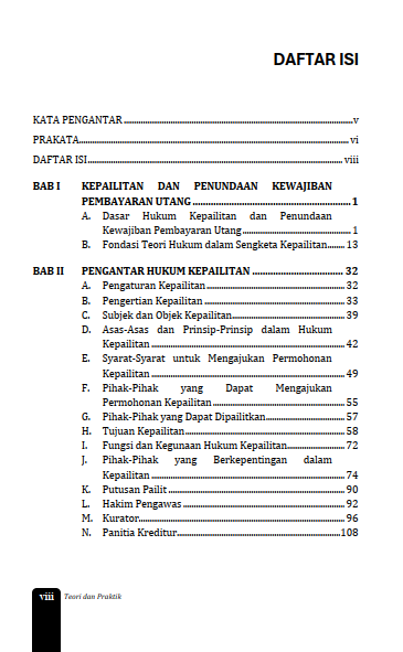 Buku Pembuktian Sederhana dalam Kepailitan & PKPU Teori dan Praktik - Gambar 2