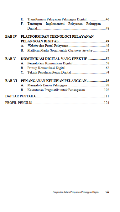 Buku Pragmatik dalam Pelayanan Pelanggan Digital - Gambar 3