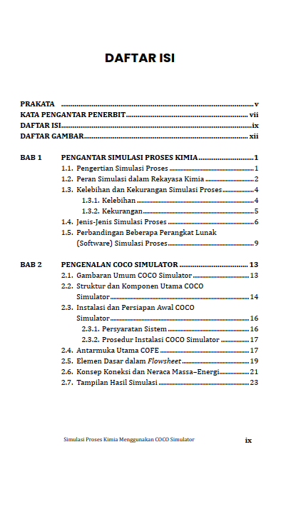 Buku Simulasi Proses Kimia Menggunakan Coco Simulator - Gambar 2