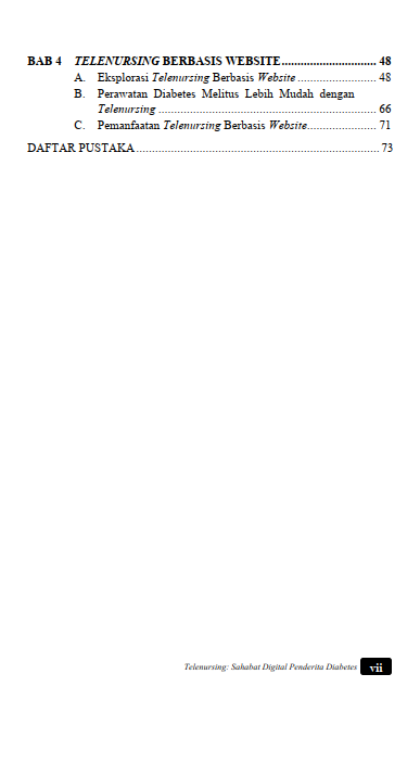 Buku Telenursing: Sahabat Digital Penderita Diabetes - Gambar 3