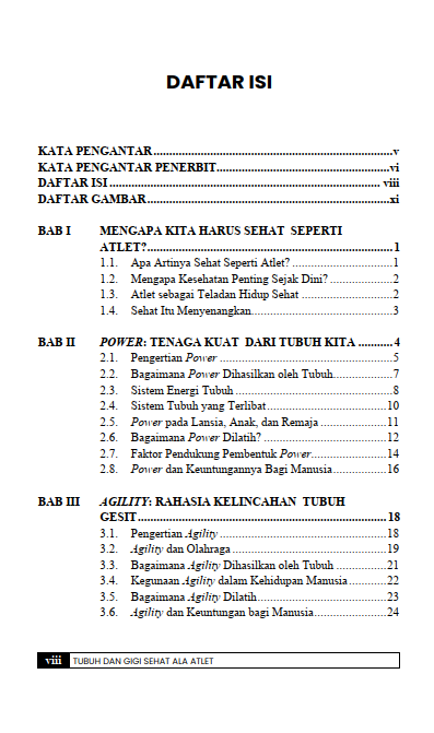 Buku Tubuh dan Gigi Sehat Ala Atlet: Olahraga Untuk Power, Agility, dan Kelenturan Tubuh Serta Gigi Sehat Untuk Stamina Kuat - Gambar 2
