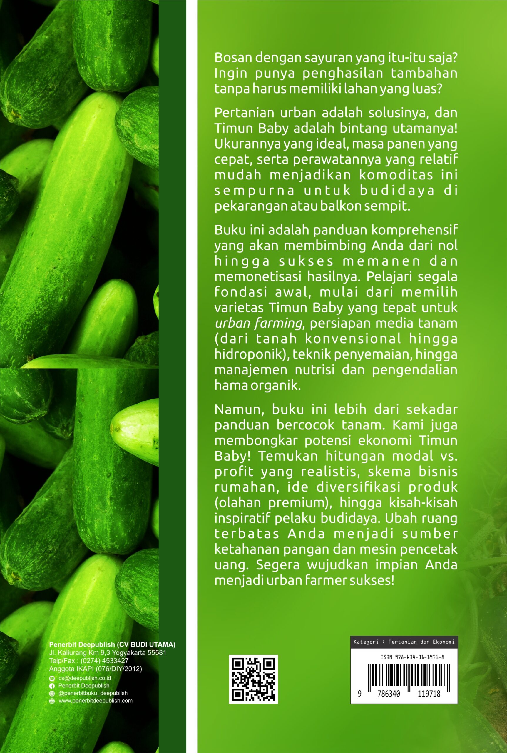 Buku Timun Baby: Dari Budi Daya Hingga Peluang Ekonominya - Gambar 4