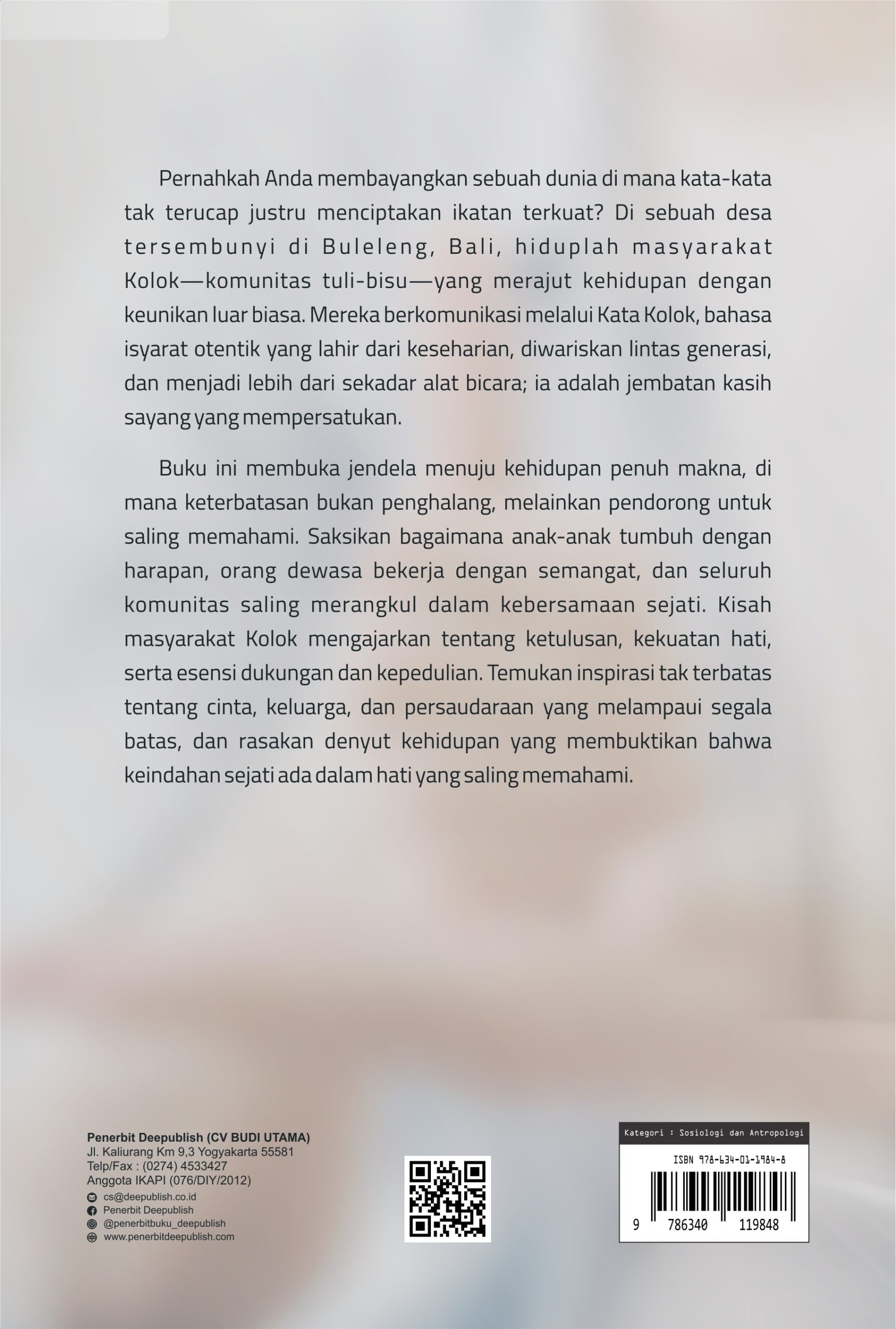 Buku Harmoni dalam Isyarat Kehidupan Keluarga Kolok - Gambar 3