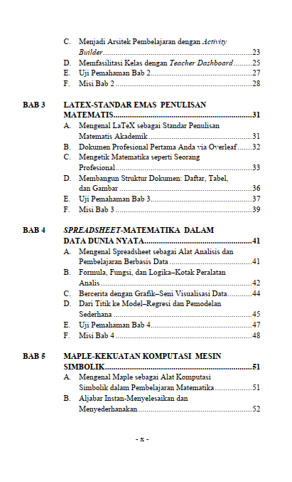 Buku Integrasi Teknologi Digital untuk Pembelajaran Matematika Modern - Gambar 3
