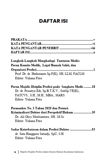 Buku Majelis Disiplin Profesi Dalam Sistem Hukum Kesehatan Indonesia - Gambar 2