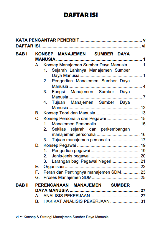 Buku Konsep & Strategi Manajemen Sumber Daya Manusia - Gambar 3