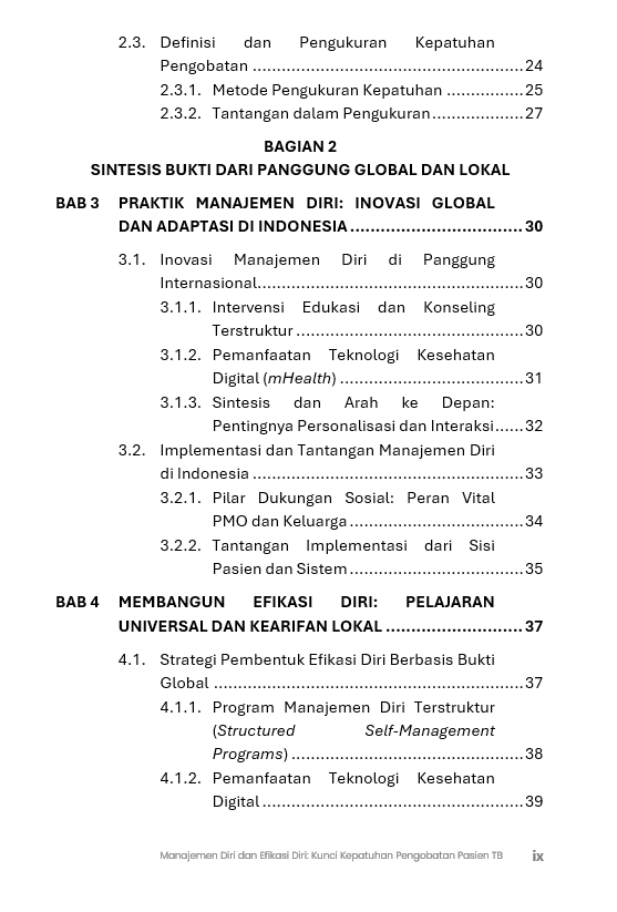 Buku Manajemen Diri dan Efikasi Diri: Kunci Kepatuhan Pengobatan Pasien TB - Gambar 4