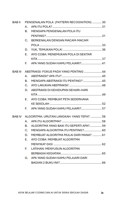 Buku Asyik Belajar Coding Dan AI Untuk Siswa Sekolah Dasar - Gambar 3