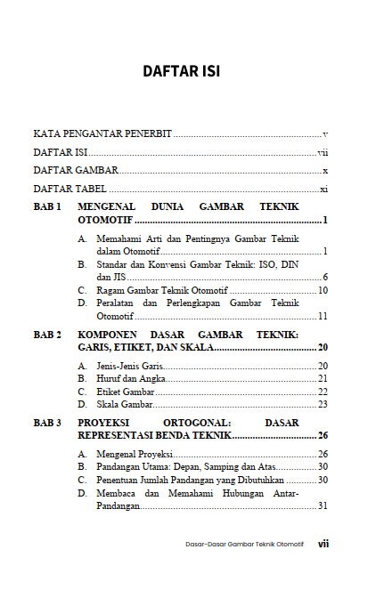 Buku Dasar-Dasar Gambar Teknik Otomotif - Gambar 2