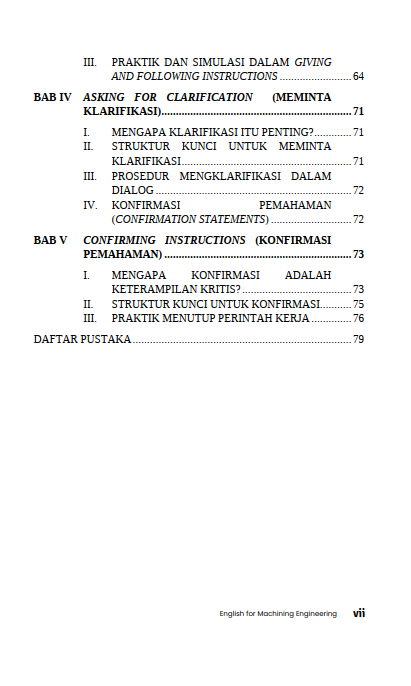 Buku English For Machining Engineering - Gambar 3