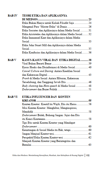 Buku Etika dan Medsos: Menimbang Kewajiban, Manfaat, dan Kebajikan Di Ruang Digital - Gambar 3