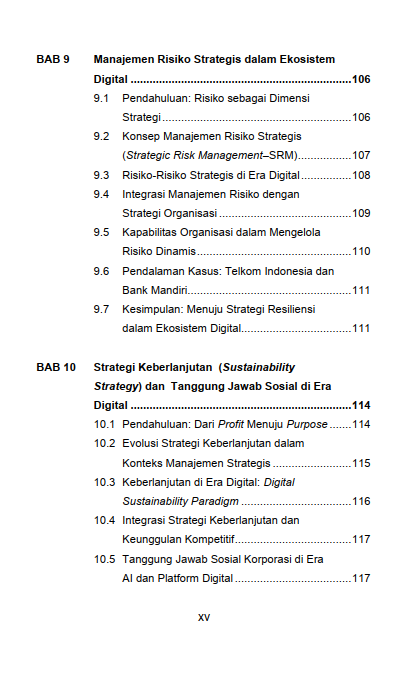 Buku Manajemen Strategic Di Era Disrupsi Digital & Ai Teori Transformasi, Dan Praktik Penerapan Di Dunia Bisnis Modern - Gambar 3