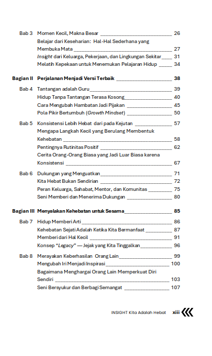 Buku INSIGHT Kita Adalah Hebat “Menemukan Cahaya & Menjadi Terbaik” - Gambar 3