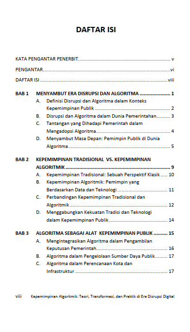 Buku Kepemimpinan Algoritmik: Teori, Transformasi, dan Praktik Di Era Disrupsi Digital - Gambar 2