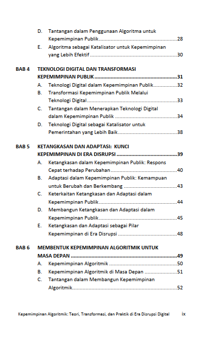 Buku Kepemimpinan Algoritmik: Teori, Transformasi, dan Praktik Di Era Disrupsi Digital - Gambar 3