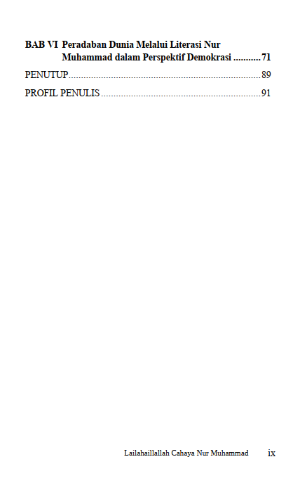 Buku Lailahaillallah Cahaya Nur Muhammad Spirit Islam Dalam Membangun Peradaban Demokratis (Risalah Untuk Semua Agama) - Gambar 4