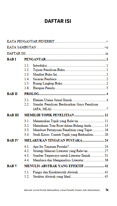 Buku Menulis Jurnal Ilmiah Berkualitas, Untuk Peneliti, Dosen, dan Mahasiswa - Gambar 2