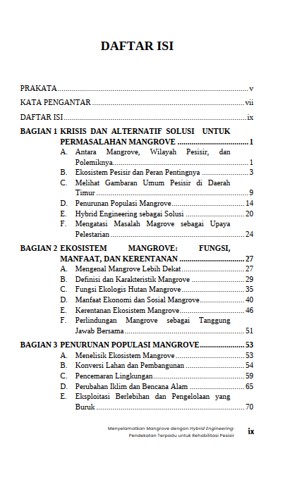 Buku Menyelamatkan Mangrove Dengan Hybrid Engineering: Pendekatan Terpadu Untuk Rehabilitasi Pesisir - Gambar 2