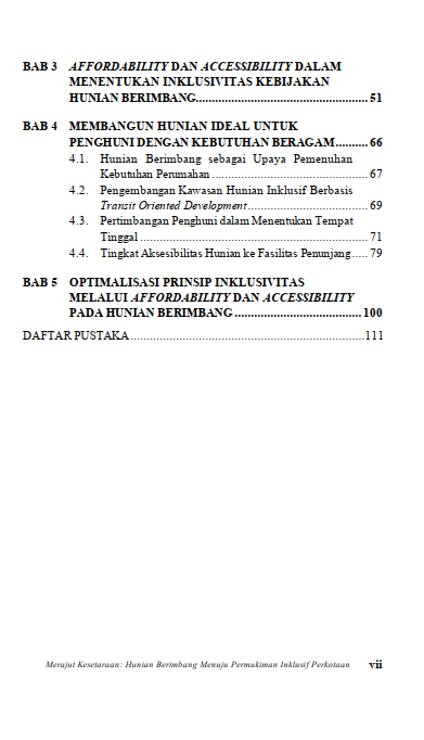 Buku Merajut Kesetaraan: Hunian Berimbang Menuju Permukiman Inklusif Perkotaan - Gambar 3