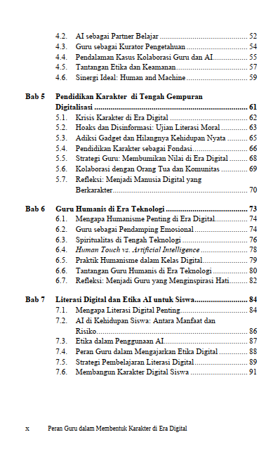 Buku Peran Guru Dalam Membentuk Karakter Di Era Digital - Gambar 5