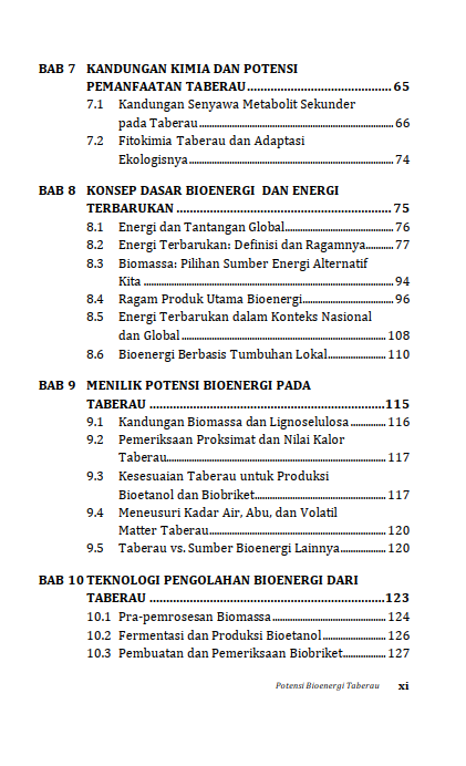 Buku Potensi Bioenergi Taberau: Alternatif Energi Terbarukan Berbasis Tumbuhan Lokal - Gambar 4