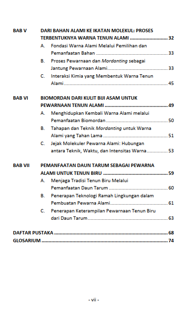 Buku Revolusi Tenun Berkelanjutan: Pewarna Alami dan Biomordan dalam Ekosistem Industri Kreatif - Gambar 3
