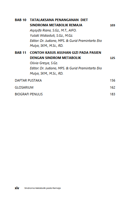 Buku Sindroma Metabolik Pada Remaja Teori dan Praktik Penanganan dengan Pedoman Asuhan Gizi Terstandar (PAGT) - Gambar 4