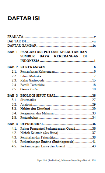 Buku Siput Usal (Turbinidae), Makanan Super Kaya Nutrisi - Gambar 2