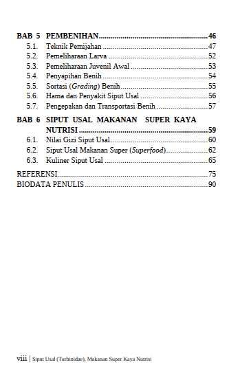 Buku Siput Usal (Turbinidae), Makanan Super Kaya Nutrisi - Gambar 3