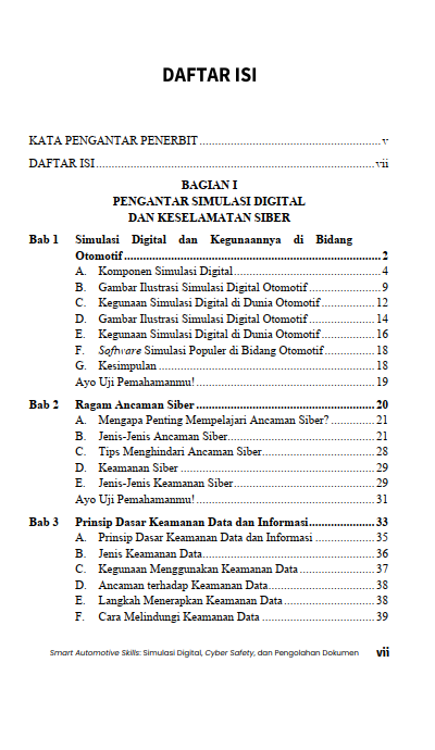 Buku Smart Automotive Skills: Simulasi Digital, Cyber Safety, Dan Pengolahan Dokumen - Gambar 3