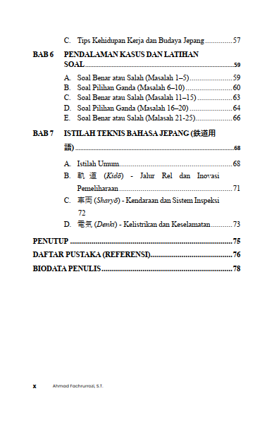Buku Specified Skilled Worker: Persiapan Kerja Di Bidang Perkeretaapian Jepang 特定技能(鉄道分野)就労に向けた準備ガイド - Gambar 4