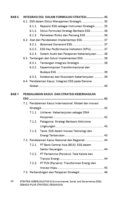 Buku Strategi Keberlanjutan & Environmental, Social, And Governance (ESG) Sebagai Pilar Strategic Organisasi - Gambar 4