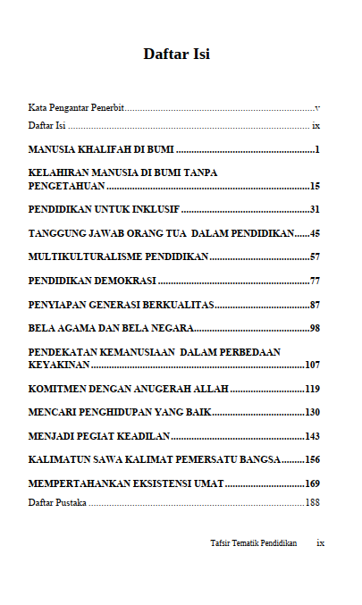Buku Tafsir Tematik Pendidikan - Gambar 2
