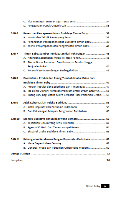 Buku Timun Baby: Dari Budi Daya Hingga Peluang Ekonominya - Gambar 3