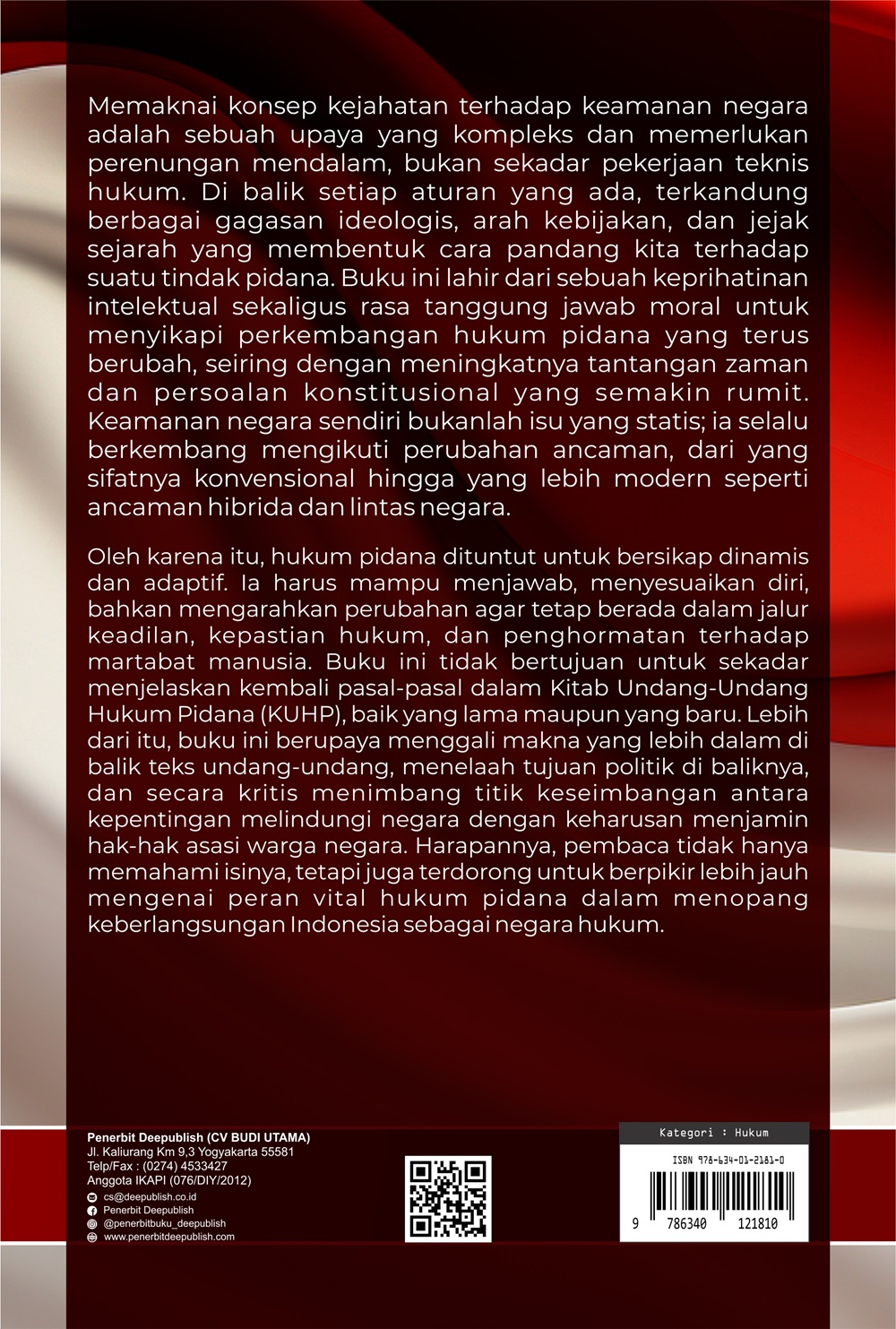 Buku Tindak Pidana Terhadap Keamanan Negara (review analitis atas UU No 1 Th 2023 tentang KUHP) - Gambar 5