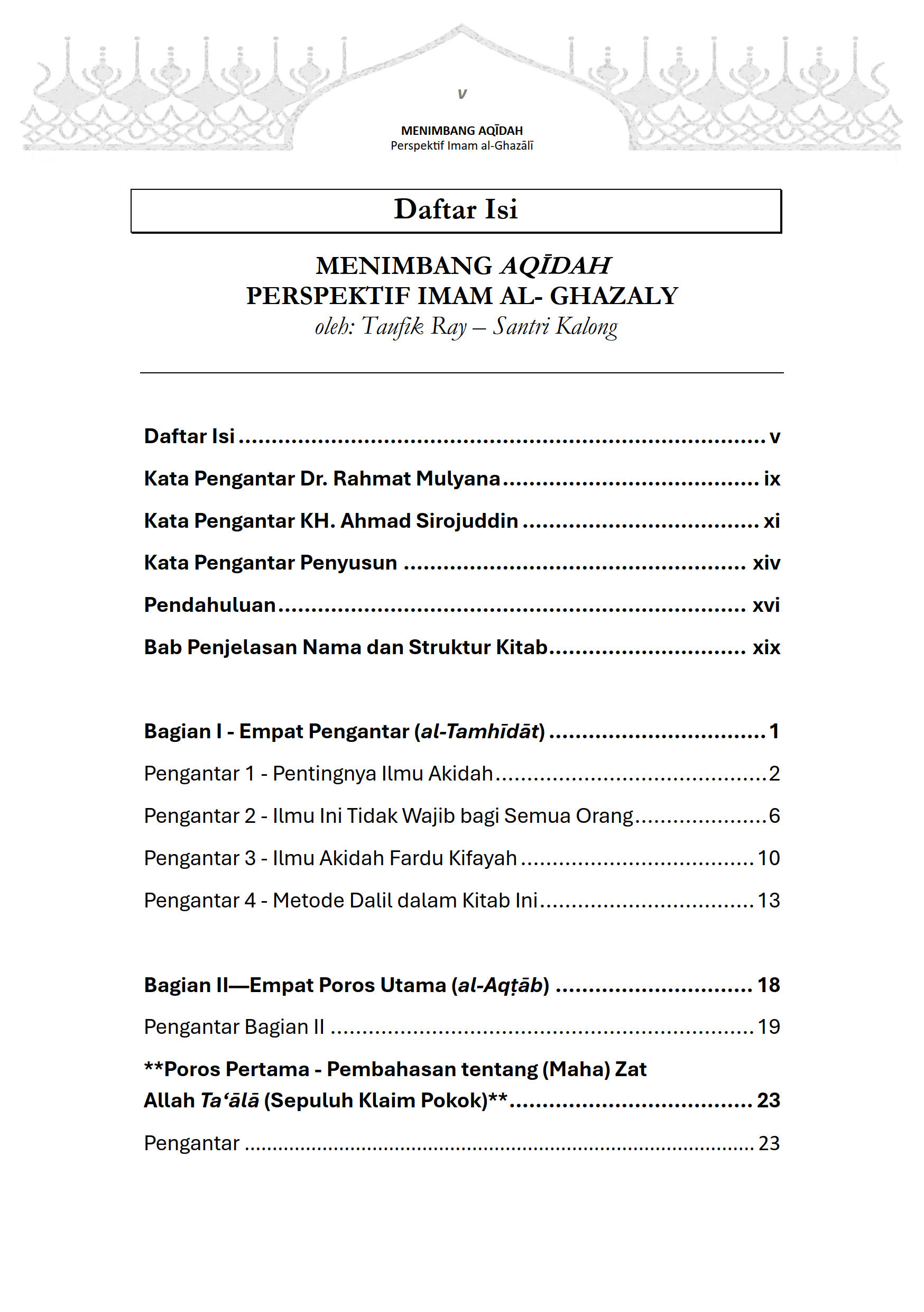 Buku Menimbang Aqīdah Perspektif Imam Al-Ghazali - Gambar 2