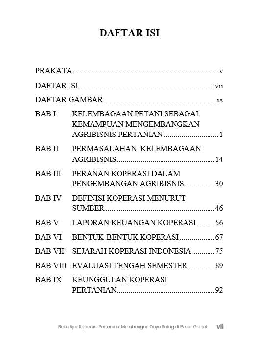 Buku Ajar Koperasi Pertanian: Membangun Daya Saing di Pasar Global - Gambar 2