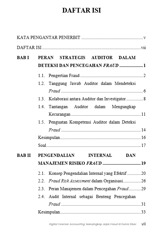 Buku Digital Forensic Accounting: Menyingkap Jejak Fraud di Dunia Siber - Gambar 2