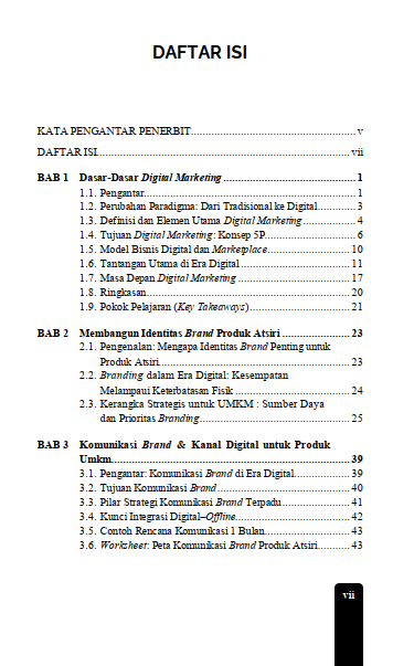 Buku Dari Destilasi Ke Diferensiasi : Playbook Branding & Digital Marketing - Gambar 2