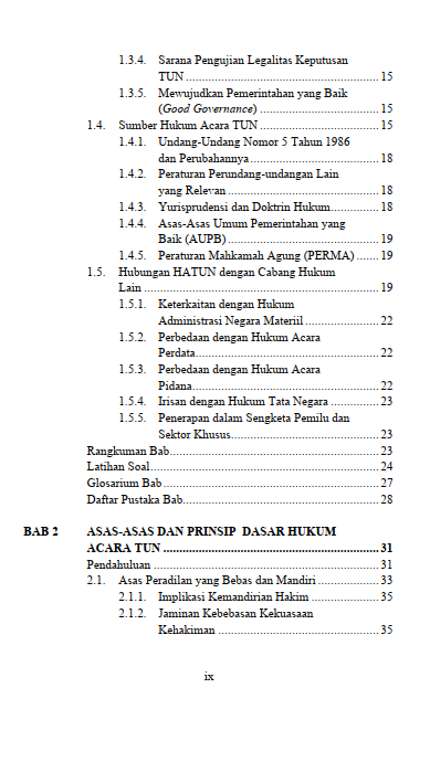 Buku Hukum Acara Tata Usaha Negara - Gambar 3