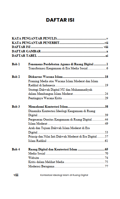Buku Kontestasi Ideologi Islam Di Ruang Digital - Gambar 2