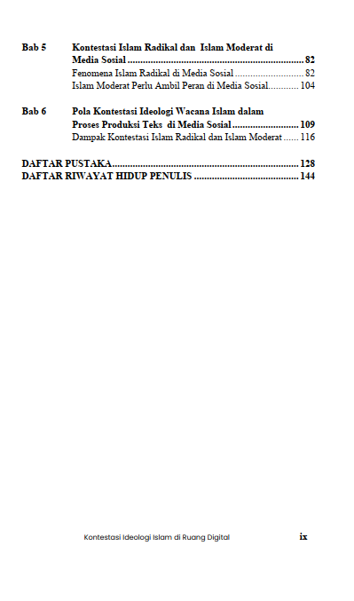 Buku Kontestasi Ideologi Islam Di Ruang Digital - Gambar 3